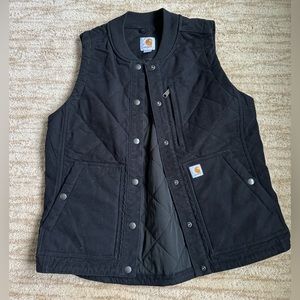 Carhartt Womens Black Quilted Vest
